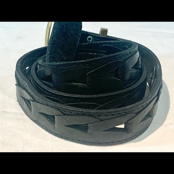 Leather handmade belt sm/med - Picture 3 of 4